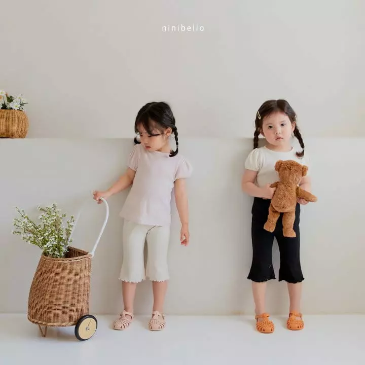 Ninibello - Korean Children Fashion - #prettylittlegirls - Apu Capri Bootscut Pants - 10
