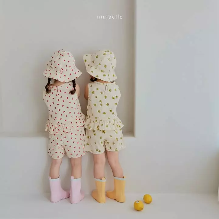 Ninibello - Korean Children Fashion - #prettylittlegirls - Bera Frill Top Bottom Set - 7