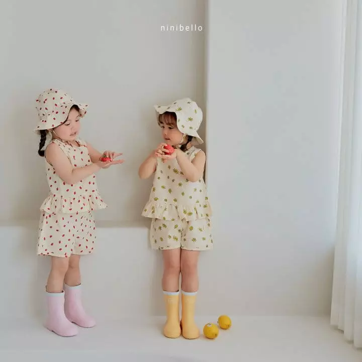 Ninibello - Korean Children Fashion - #stylishchildhood - Bera Frill Top Bottom Set - 10