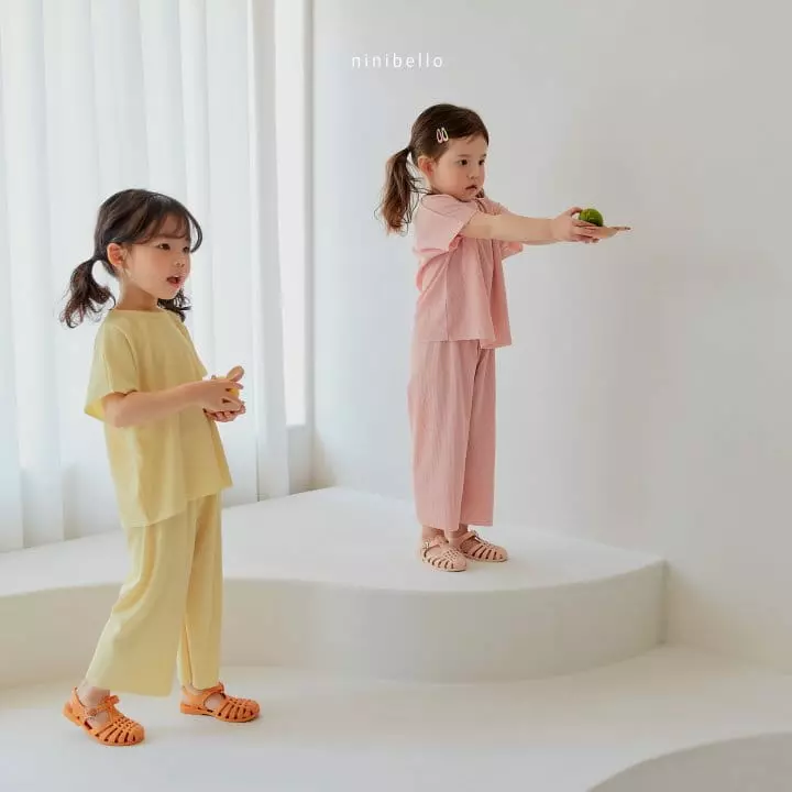 Ninibello - Korean Children Fashion - #todddlerfashion - Nini Pleats Top Bottom Set - 9