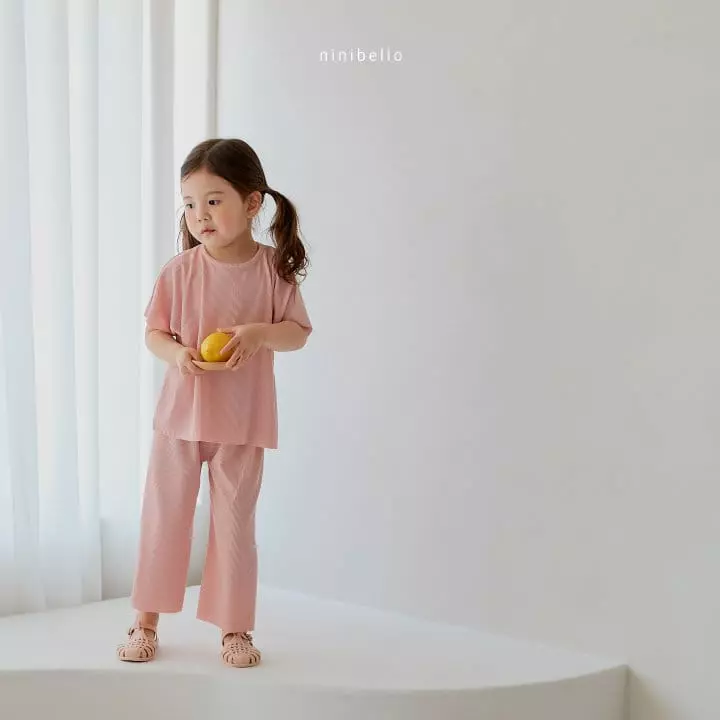 Ninibello - Korean Children Fashion - #toddlerclothing - Nini Pleats Top Bottom Set - 10