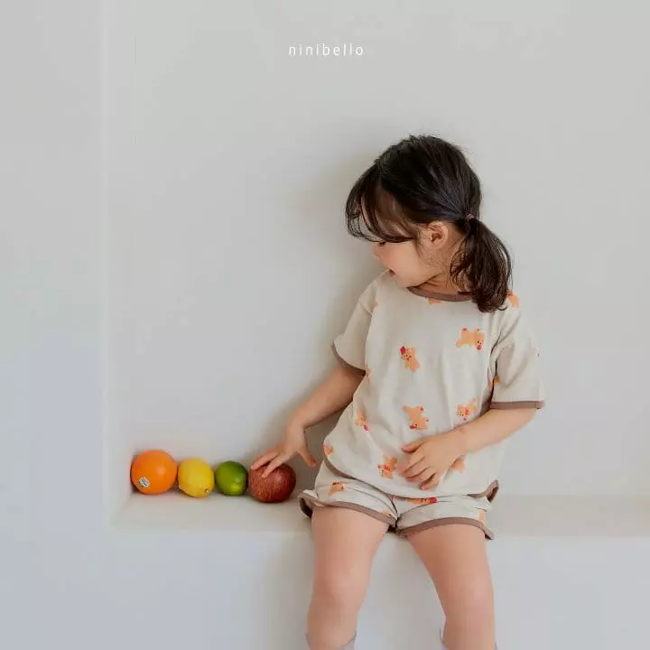 Ninibello - Korean Children Fashion - #toddlerclothing - Pine Bear Top Bottom Set - 8