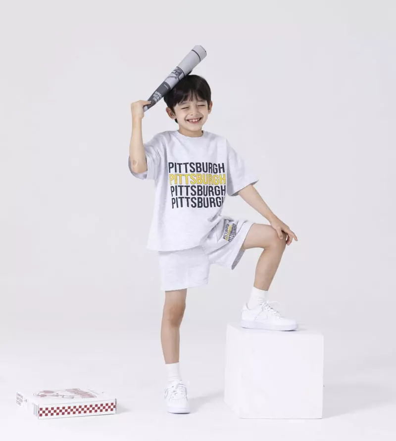 Nrk - Korean Children Fashion - #Kfashion4kids - Piz Top Bottom Set - 10