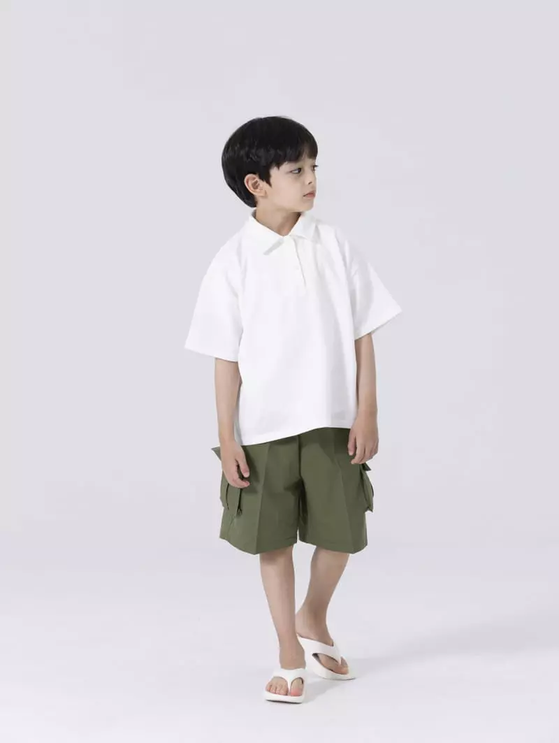 Nrk - Korean Children Fashion - #Kfashion4kids - Bread Cargo Shorts - 3