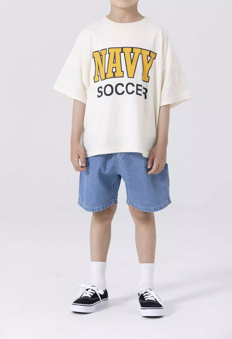 Nrk - Korean Children Fashion - #childofig - Navy Paint Tee - 3