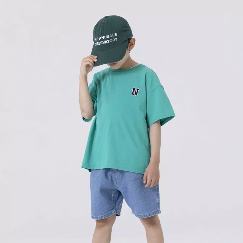 Nrk - Korean Children Fashion - #childofig - Stitch Jeans Shorts - 5