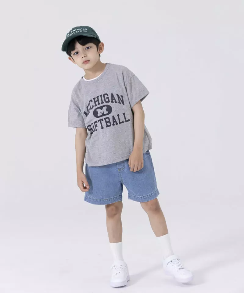 Nrk - Korean Children Fashion - #childofig - Slit Jeans Shorts - 2