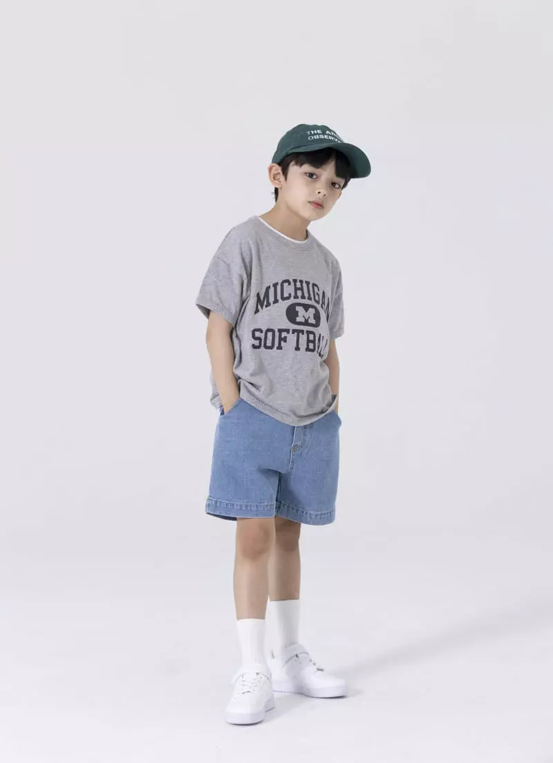 Nrk - Korean Children Fashion - #childofig - Slit Jeans Shorts - 3
