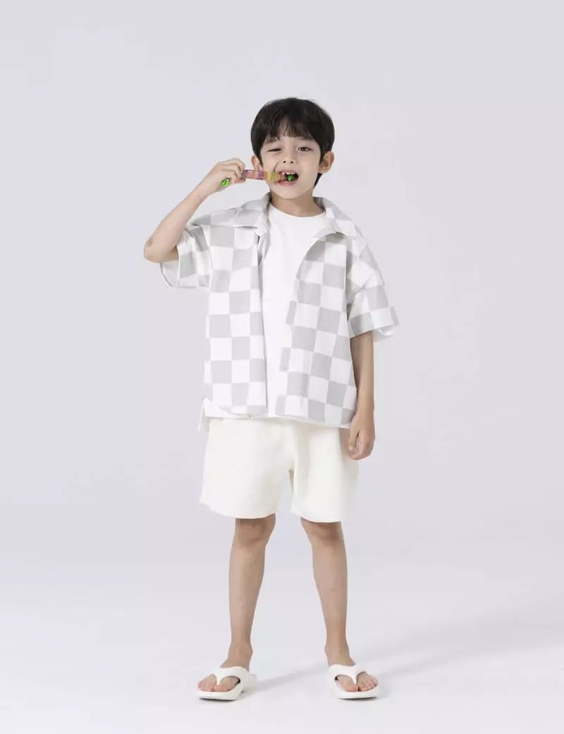 Nrk - Korean Children Fashion - #childofig - Square Shirt - 11