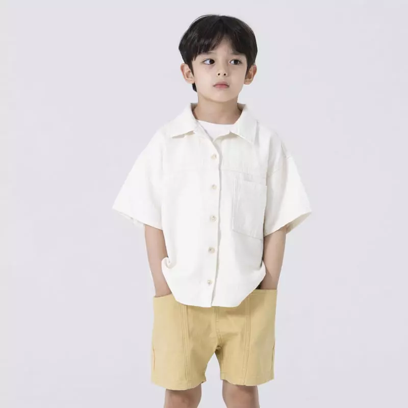 Nrk - Korean Children Fashion - #childrensboutique - Open Collar Shirt - 8
