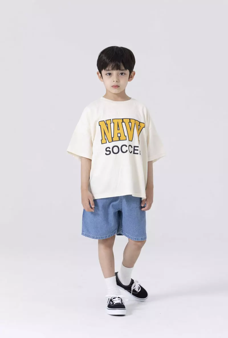 Nrk - Korean Children Fashion - #discoveringself - Stitch Jeans Shorts - 9