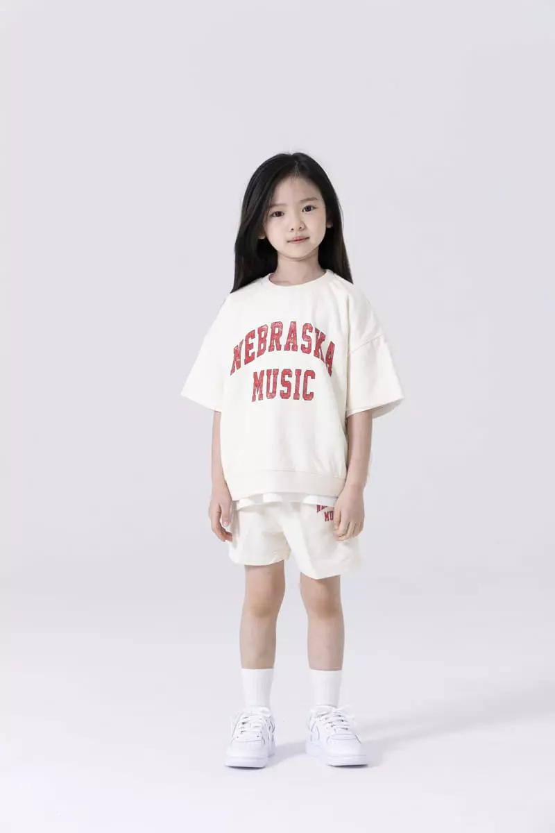 Nrk - Korean Children Fashion - #discoveringself - Sweatshirt Top Bottom Set - 2