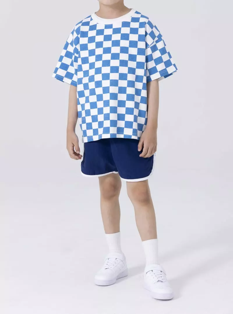Nrk - Korean Children Fashion - #fashionkids - Square Check Tee - 3