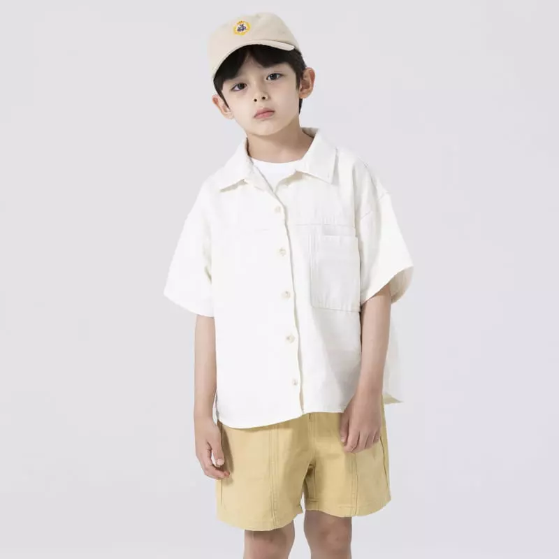 Nrk - Korean Children Fashion - #fashionkids - Open Collar Shirt - 11