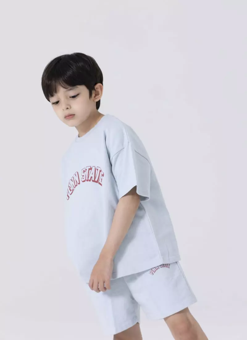 Nrk - Korean Children Fashion - #fashionkids - Pen Top Bottom Set - 5