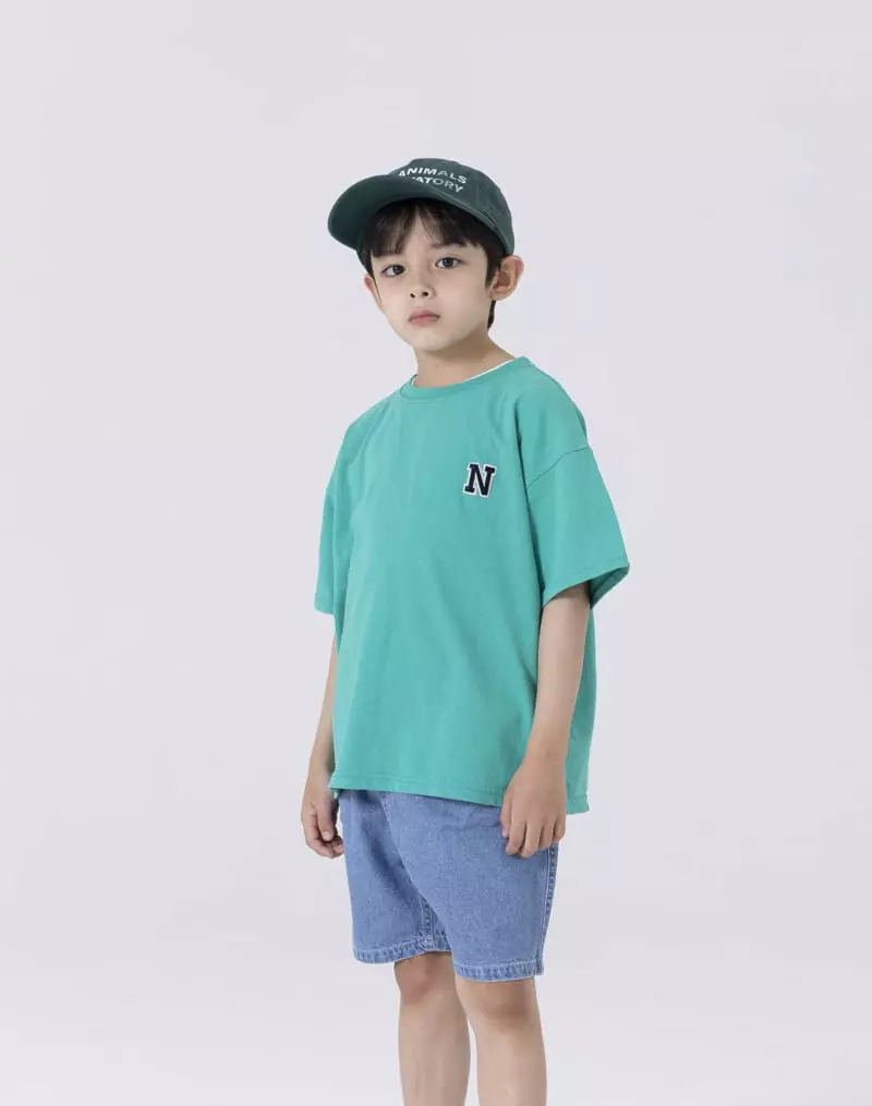 Nrk - Korean Children Fashion - #kidsshorts - Ann Embroidery Tee - 6