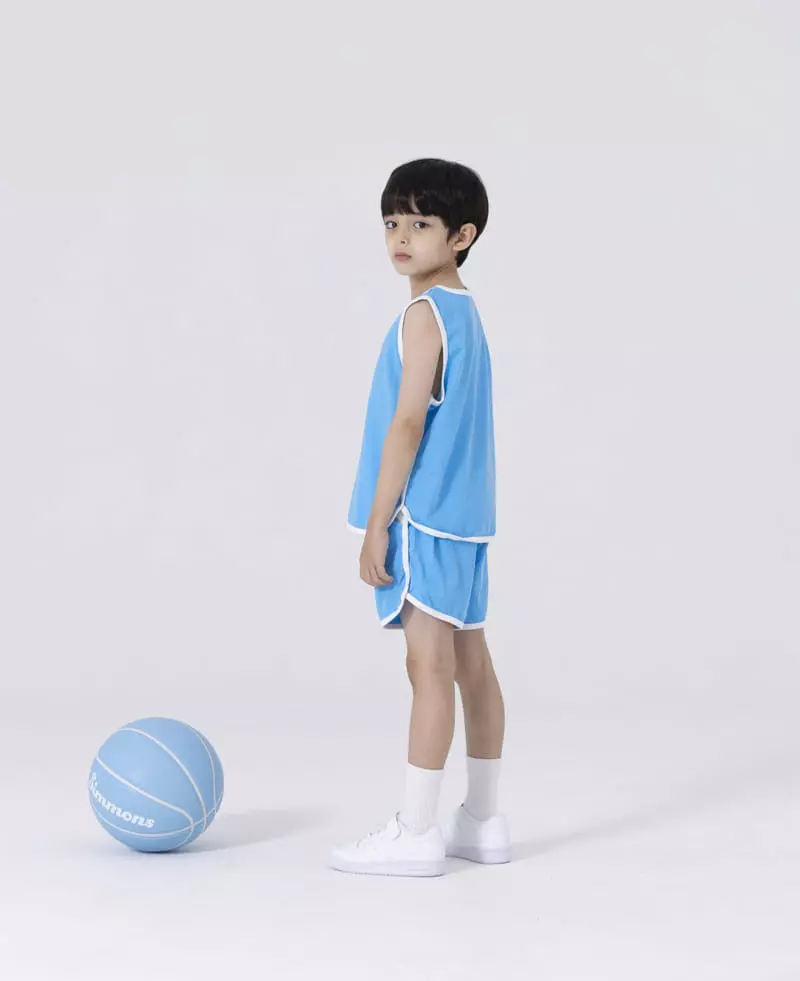 Nrk - Korean Children Fashion - #kidsstore - Pigment Sleeveless Top Bottom Set - 6