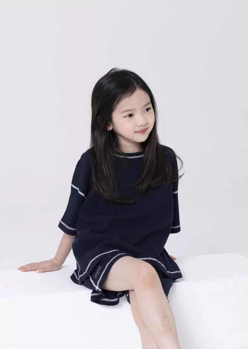 Nrk - Korean Children Fashion - #kidsstore - Waffle Od Top Bottom Set - 3