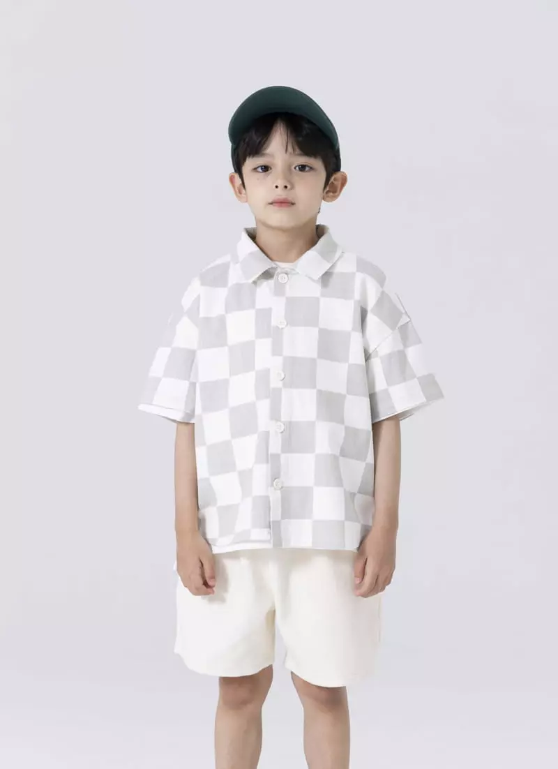 Nrk - Korean Children Fashion - #kidzfashiontrend - Square Shirt - 2
