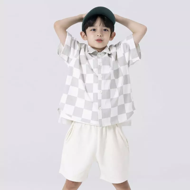 Nrk - Korean Children Fashion - #Kfashion4kids - Square Shirt - 4