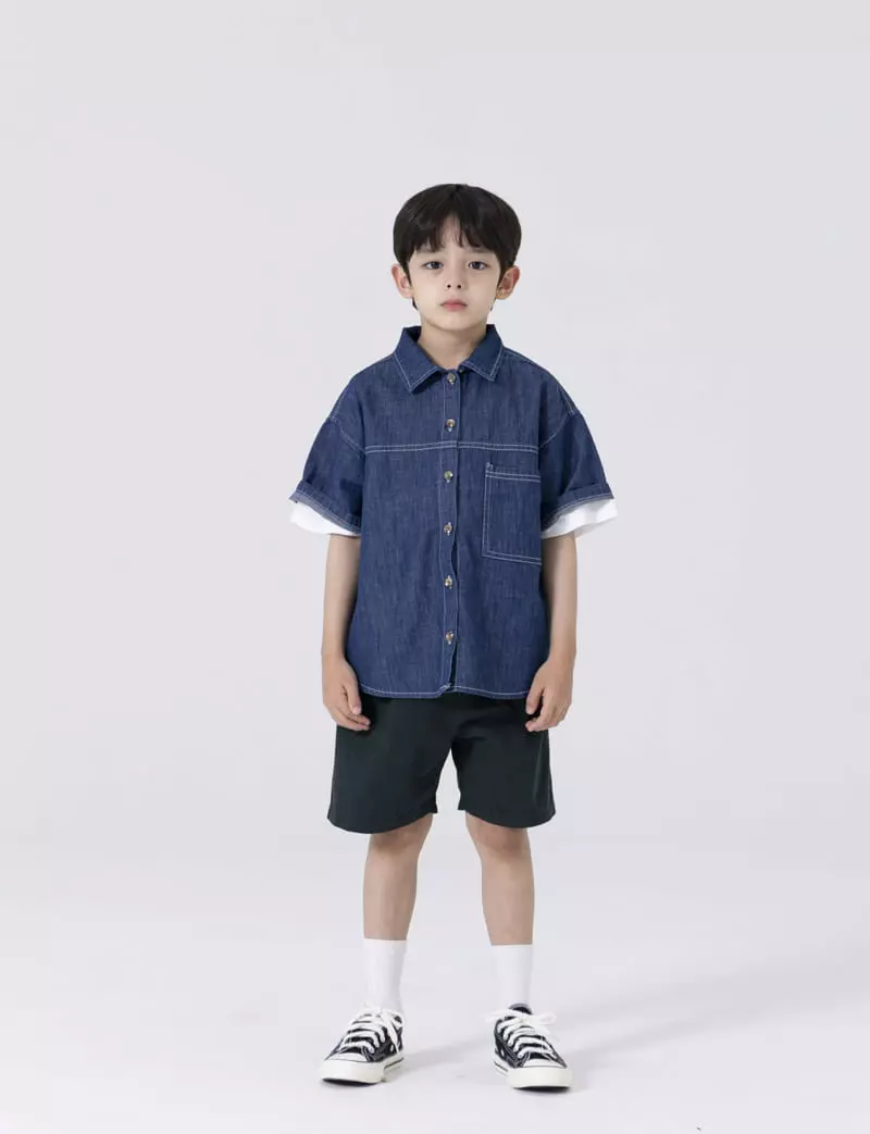 Nrk - Korean Children Fashion - #magicofchildhood - Open Collar Shirt - 3