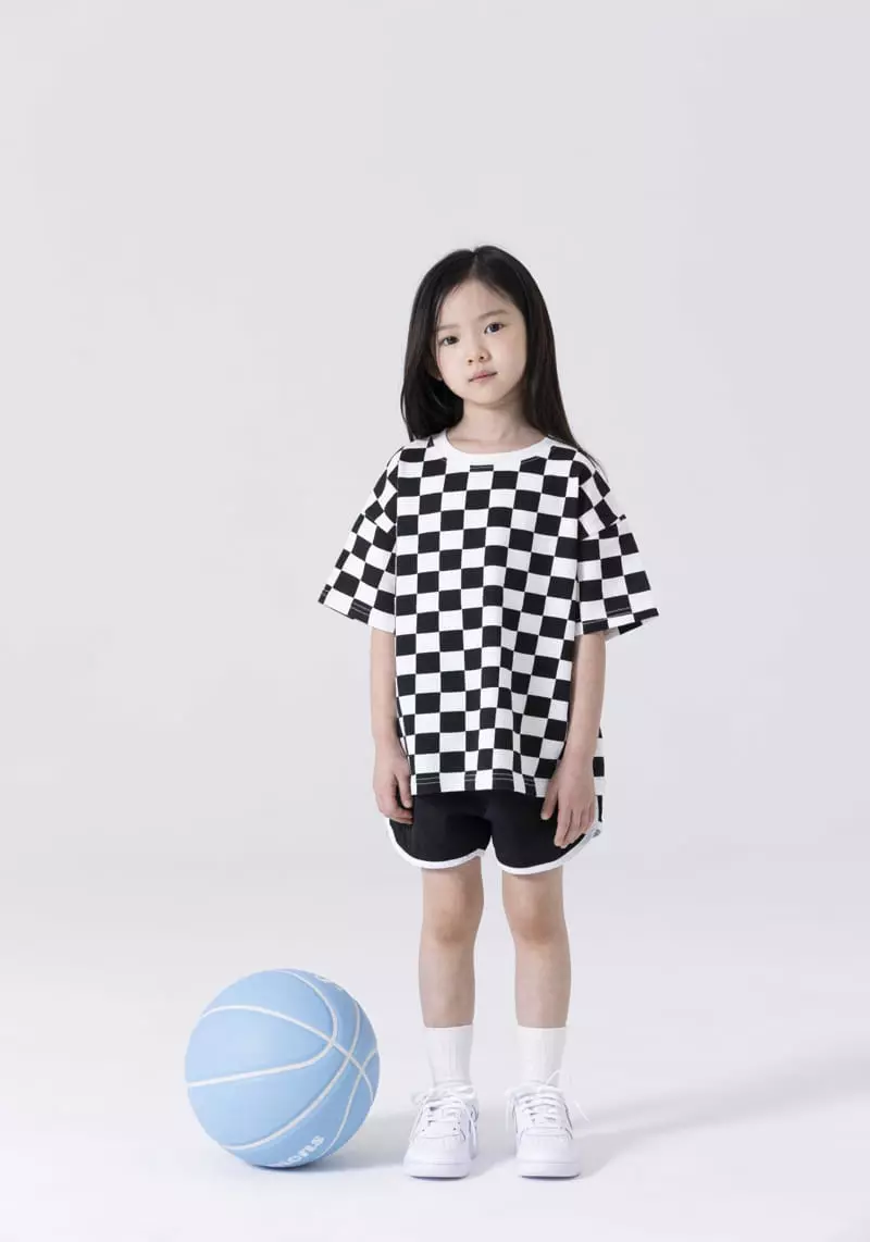 Nrk - Korean Children Fashion - #prettylittlegirls - Square Check Tee - 11