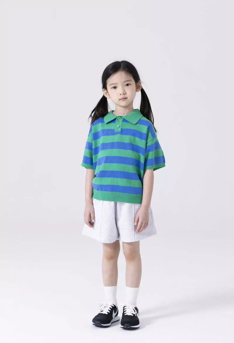 Nrk - Korean Children Fashion - #prettylittlegirls - Stripes Collar Knit - 2