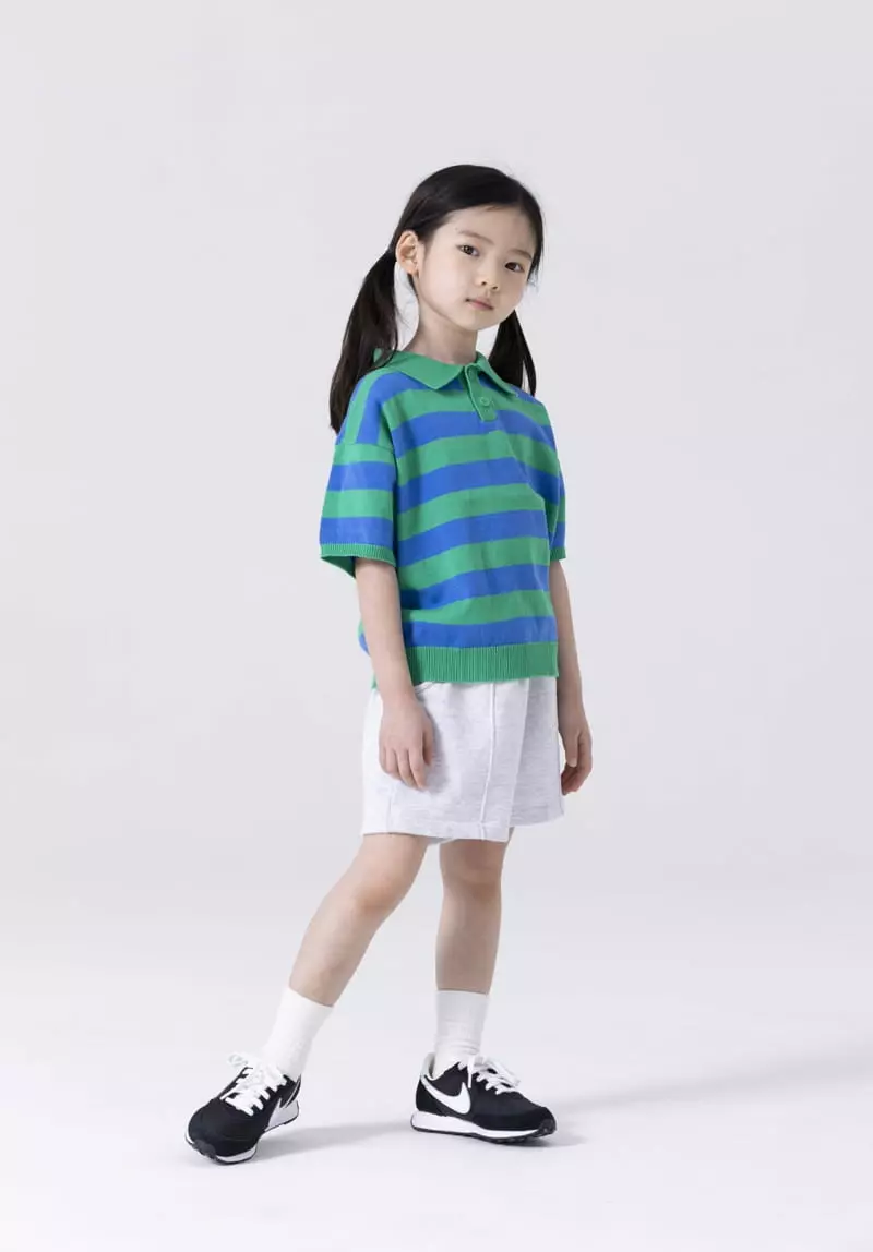 Nrk - Korean Children Fashion - #stylishchildhood - Stripes Collar Knit - 5