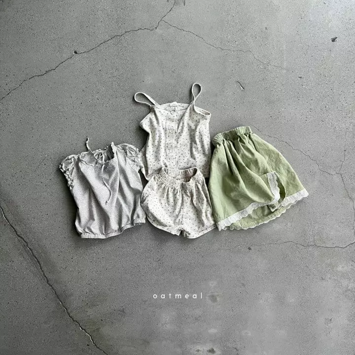 Oatmeal - Korean Children Fashion - #childofig - Moniel Top Bottom Set - 8