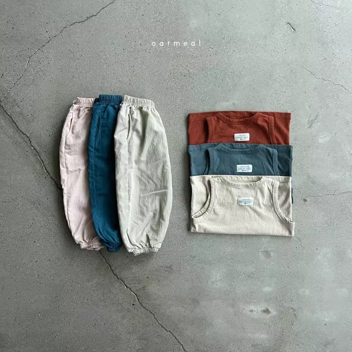 Oatmeal - Korean Children Fashion - #childofig - Basic Sleeveless - 5