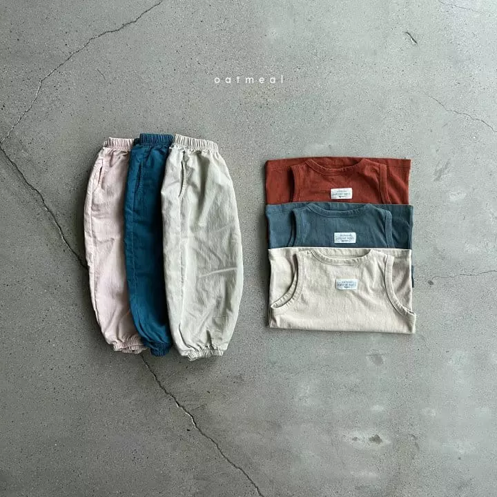 Oatmeal - Korean Children Fashion - #childofig - Basic Banding Pants - 5
