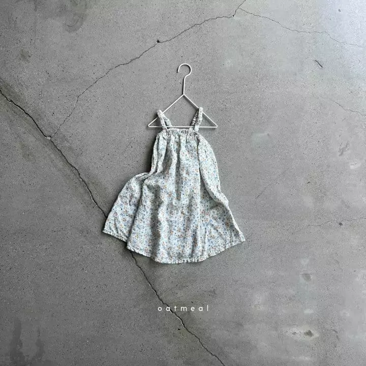 Oatmeal - Korean Children Fashion - #childrensboutique - Plady One-piece - 2