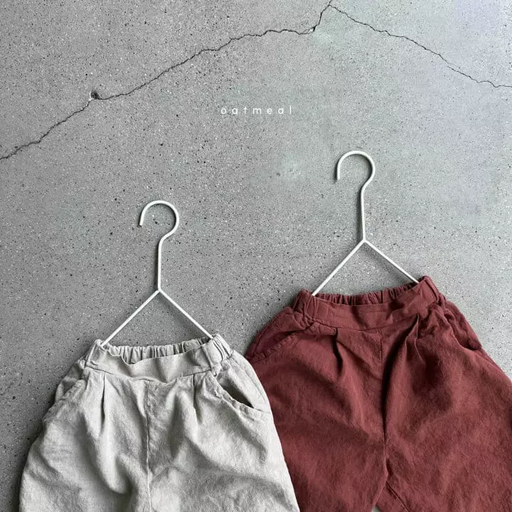Oatmeal - Korean Children Fashion - #childrensboutique - Bono Pants