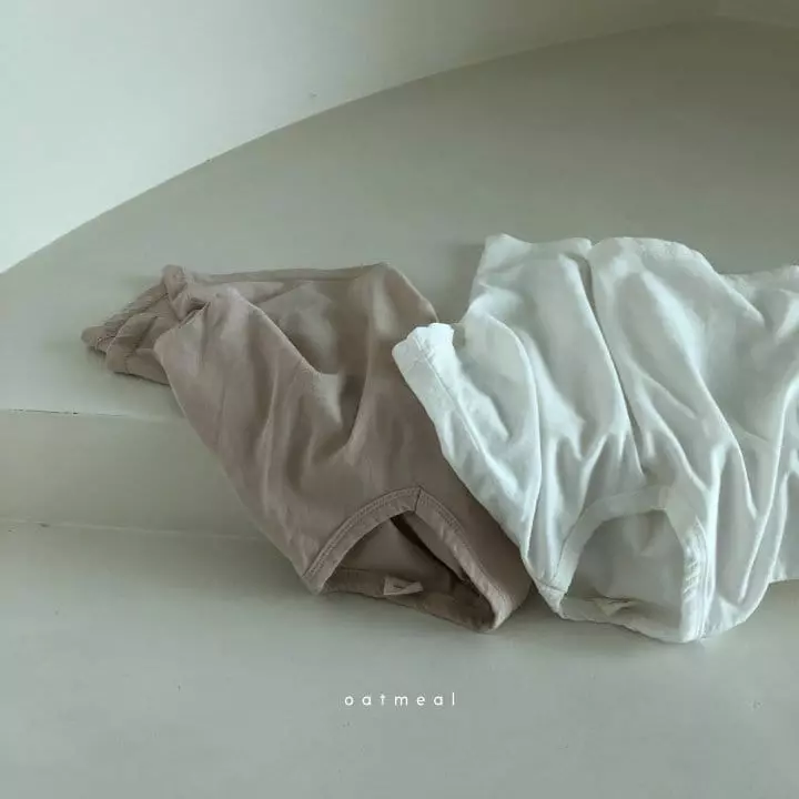 Oatmeal - Korean Children Fashion - #designkidswear - All Day V Round Tee - 9