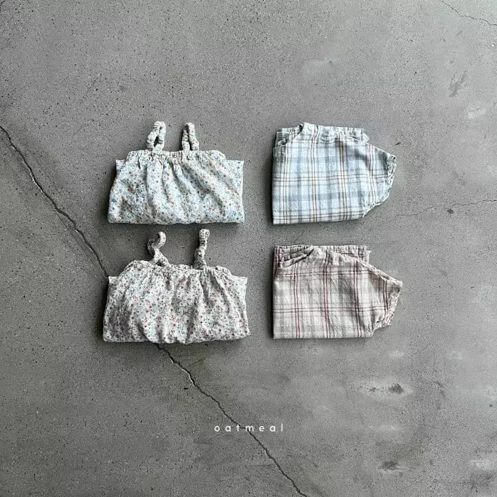 Oatmeal - Korean Children Fashion - #designkidswear - Plady One-piece - 4