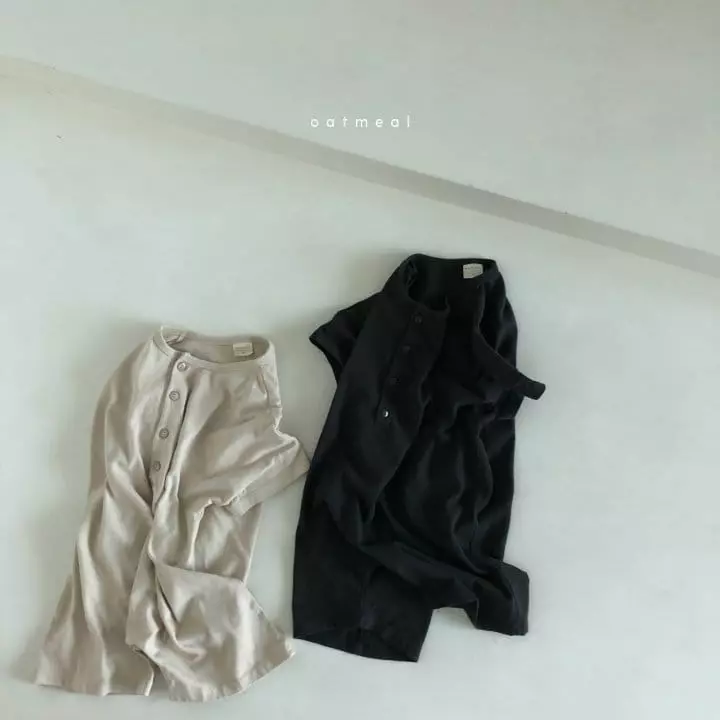 Oatmeal - Korean Children Fashion - #discoveringself - Daily Jumpsuit - 12
