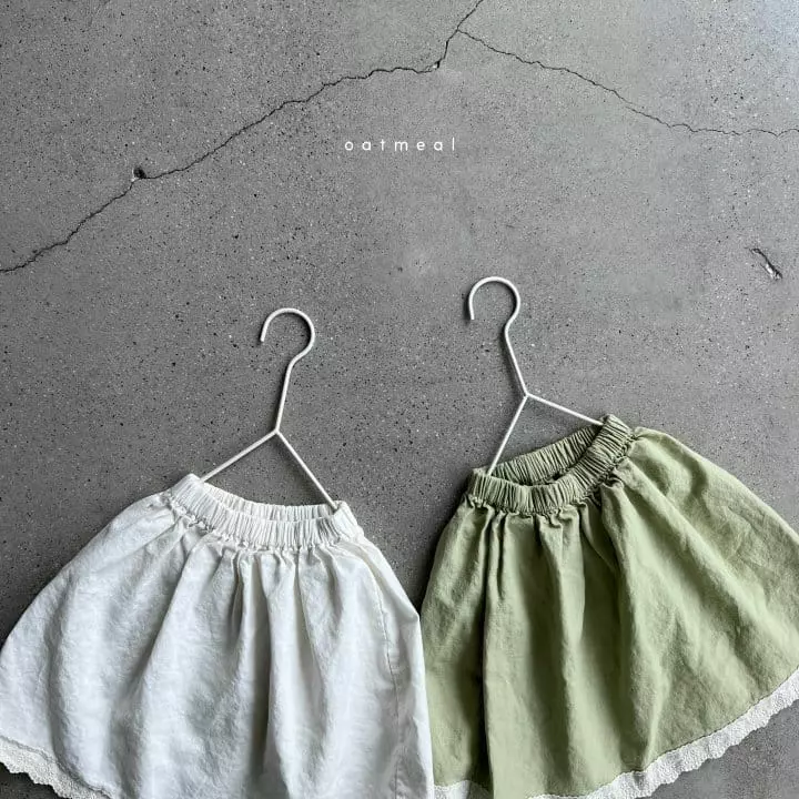Oatmeal - Korean Children Fashion - #discoveringself - Melody Skirt