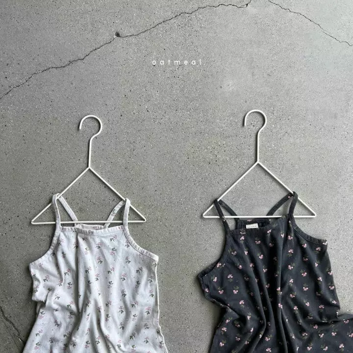 Oatmeal - Korean Children Fashion - #fashionkids - Petit Flower Bodysuit