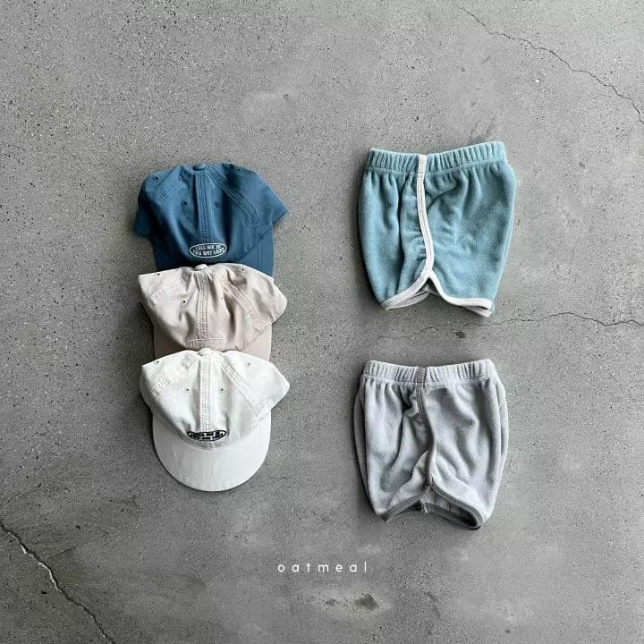 Oatmeal - Korean Children Fashion - #kidsshorts - Olive Towel Shorts - 6