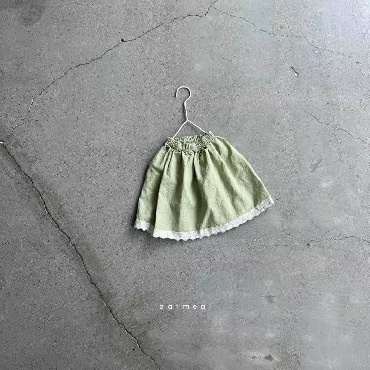 Oatmeal - Korean Children Fashion - #kidsshorts - Melody Skirt - 3