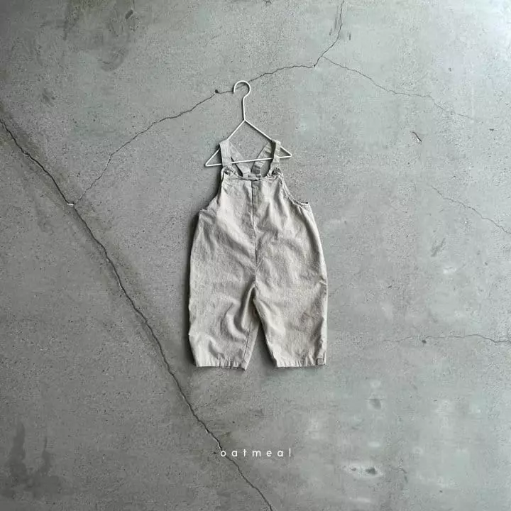 Oatmeal - Korean Children Fashion - #kidsshorts - Dwell Jumpsuit - 2