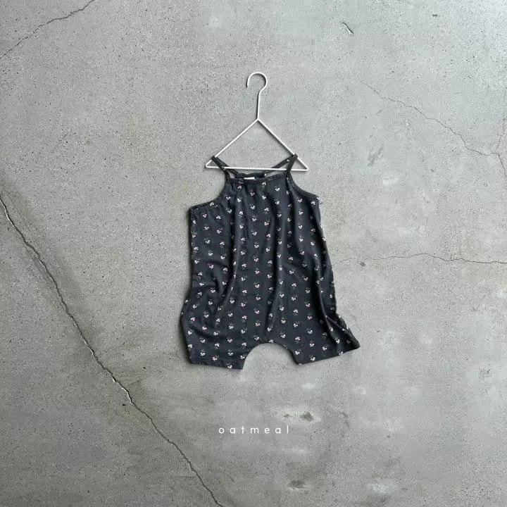 Oatmeal - Korean Children Fashion - #kidsstore - Petit Flower Bodysuit - 3
