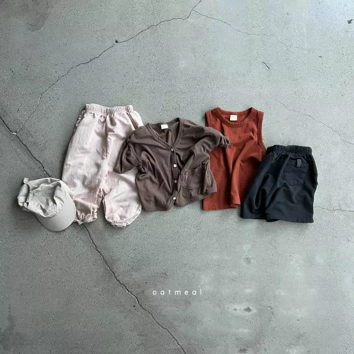 Oatmeal - Korean Children Fashion - #kidsstore - Basic S Pants - 10