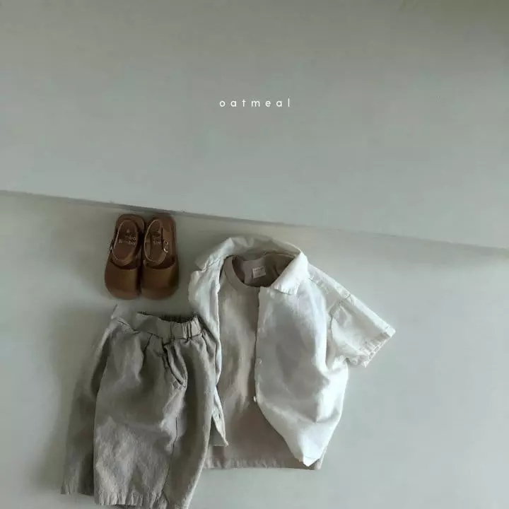 Oatmeal - Korean Children Fashion - #kidzfashiontrend - Gored Shirt - 11