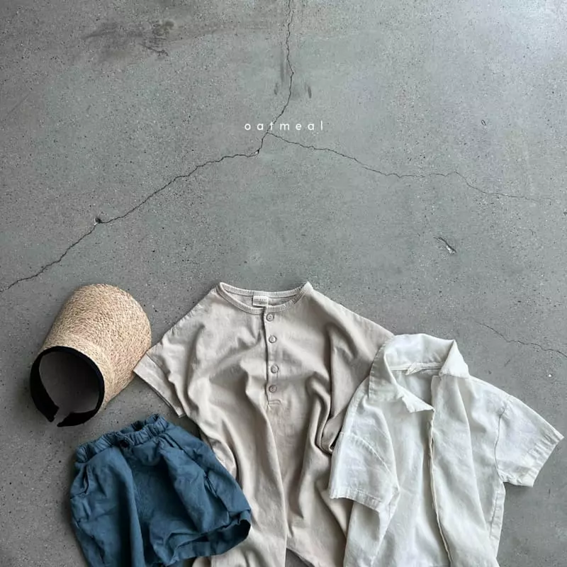 Oatmeal - Korean Children Fashion - #kidzfashiontrend - Mok Linen Shorts - 6