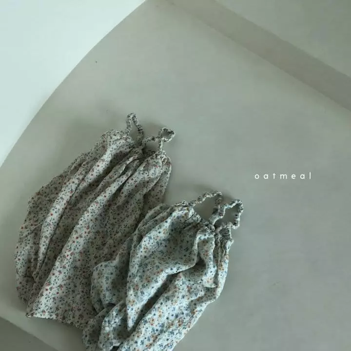 Oatmeal - Korean Children Fashion - #magicofchildhood - Plady One-piece - 11