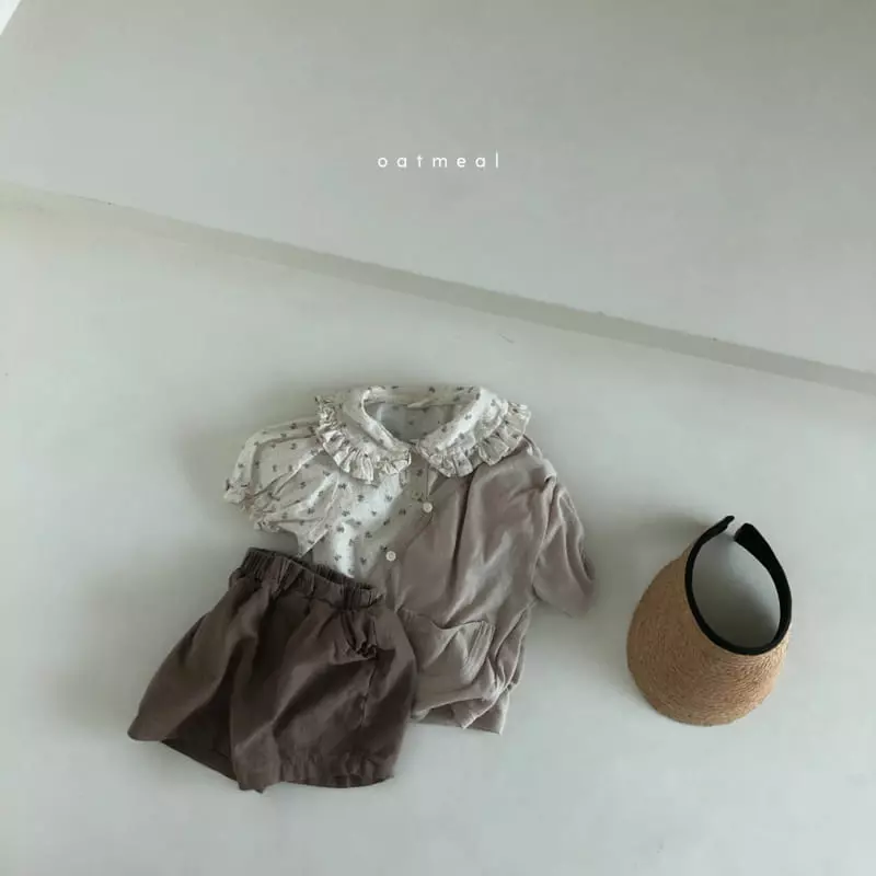 Oatmeal - Korean Children Fashion - #magicofchildhood - Mok Linen Shorts - 9