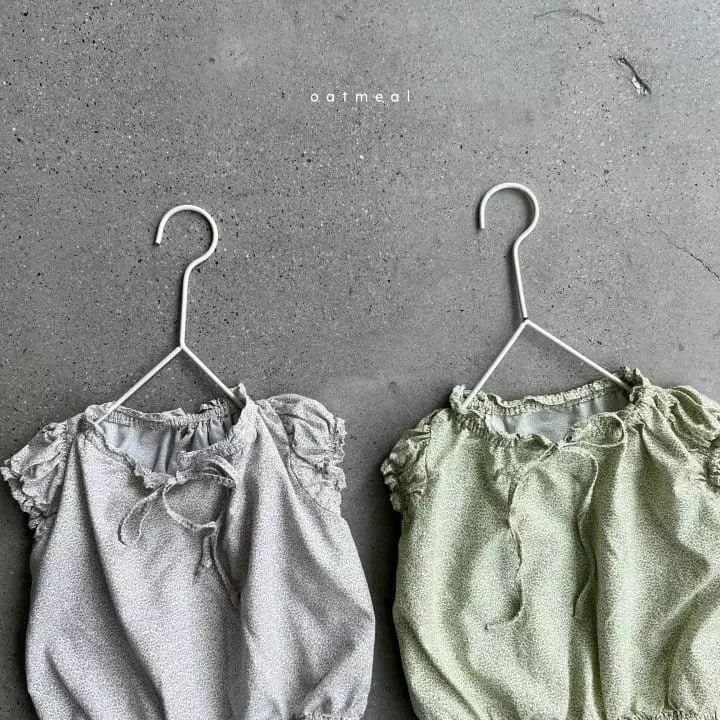 Oatmeal - Korean Children Fashion - #minifashionista - Lalen Blouse