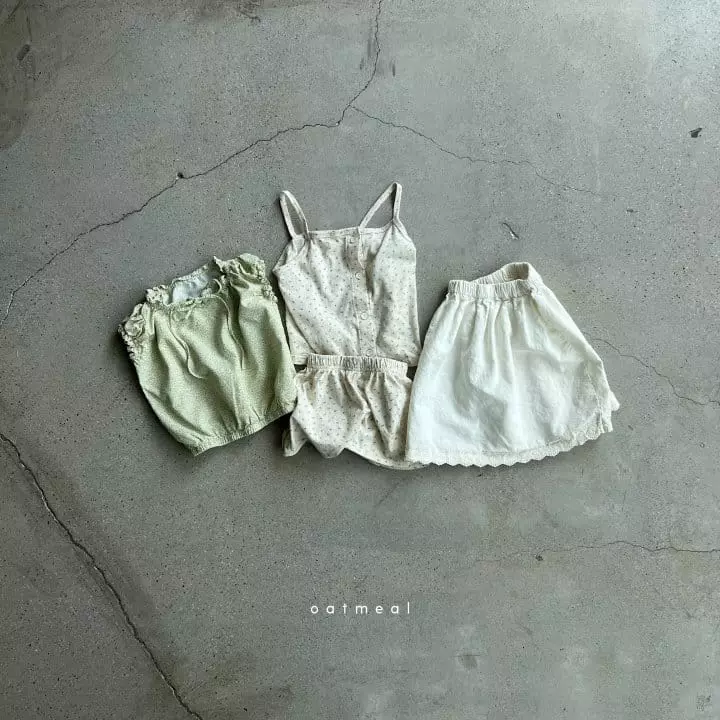 Oatmeal - Korean Children Fashion - #minifashionista - Moniel Top Bottom Set - 5