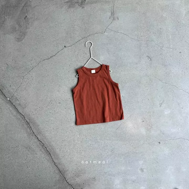 Oatmeal - Korean Children Fashion - #minifashionista - Basic Sleeveless - 3